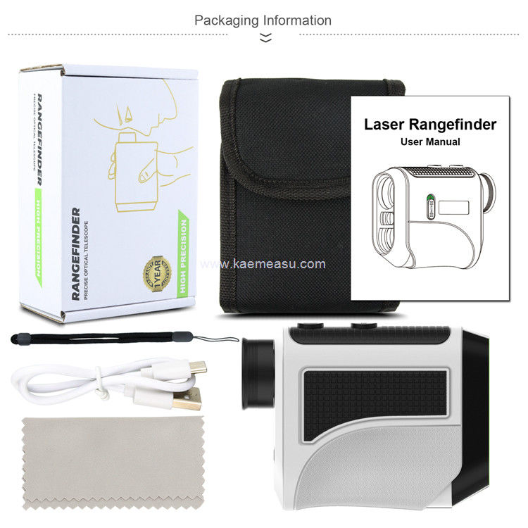 kaemeasu USB φόρτιση Golf Rangefinder υψηλής ακρίβειας οπτικό τηλεσκόπιο LCD οθόνη Laser Rangefinder F1000