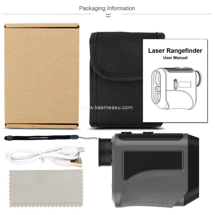 kaemeasu USB φόρτιση Golf Rangefinder υψηλής ακρίβειας οπτικό τηλεσκόπιο LCD οθόνη Laser Rangefinder F1000