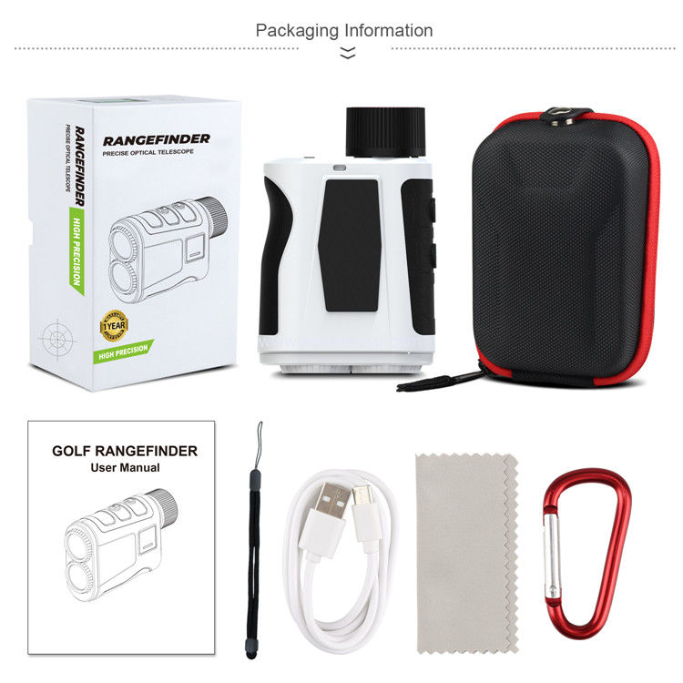 Kaemeasu 1000m Laser Rangefinder επαναφορτιζόμενη οθόνη LCD Golf Rangefinder με μαγνητική απορρόφηση H1000H