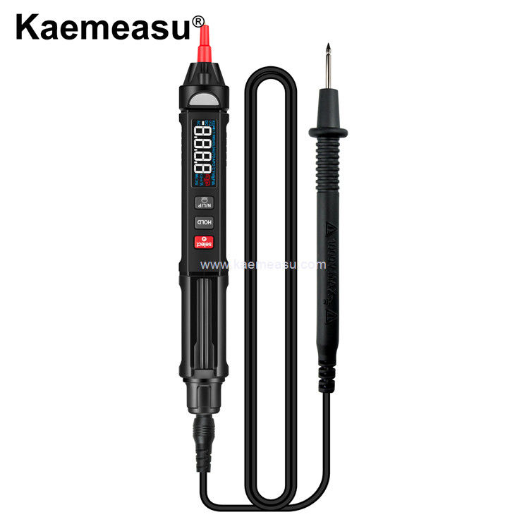Το Kaemeasu 6000 μετράει με οθόνη με μολύβι με ψηφιακό πολυμετρικό με ανιχνευτή τάσης