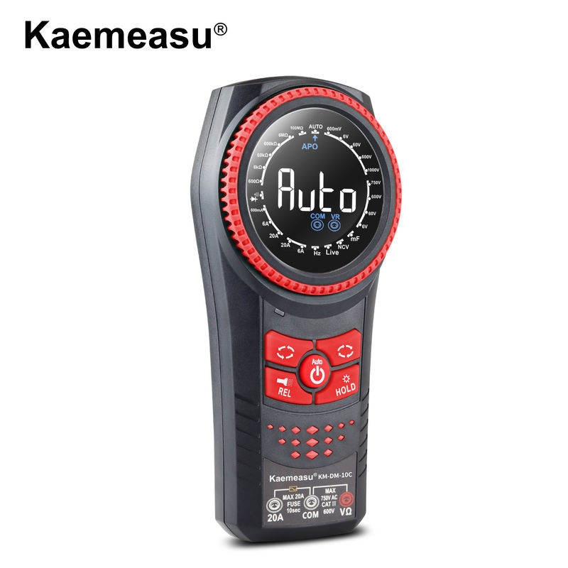Kaemeasu 10C Αυτοκίνητο εύρος πολυμετρικά έξυπνα ψηφιακά μετρητές τάσης NCV TRMS Δοκιμή διόδων Δοκιμή αντίστασης ρεύματος