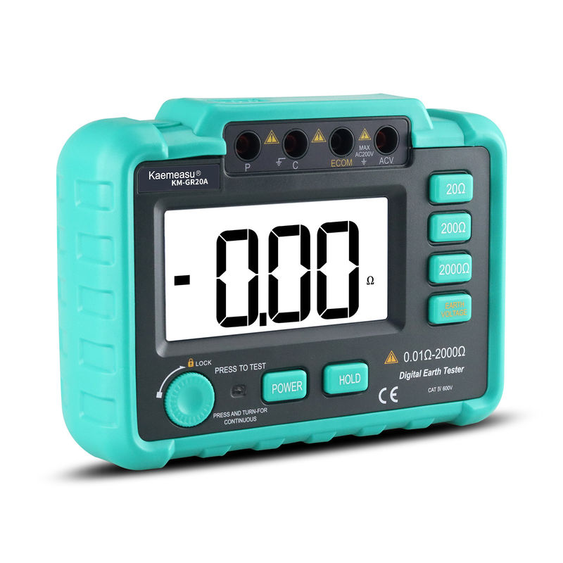 kaemesau AC 200V Δοκιμαστής αντίστασης γείωσης Megohmmeter Δοκιμαστής αντίστασης κυκλώματος μέτρησης Δοκιμαστής αντίστασης γης Δοκιμαστής GR20A