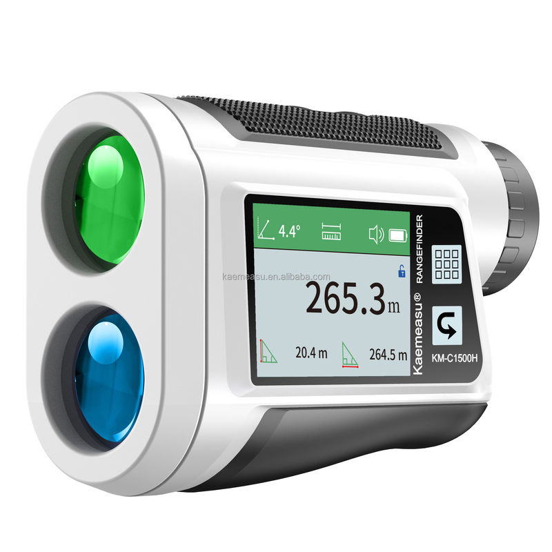 OEM 6x Rangefinder Laser Mounted Range Finder Golf Laser Range Finder Λιθιομική μπαταρία επαναφορτιζόμενο είδος ακουστικής οθόνης χρώματος IP54