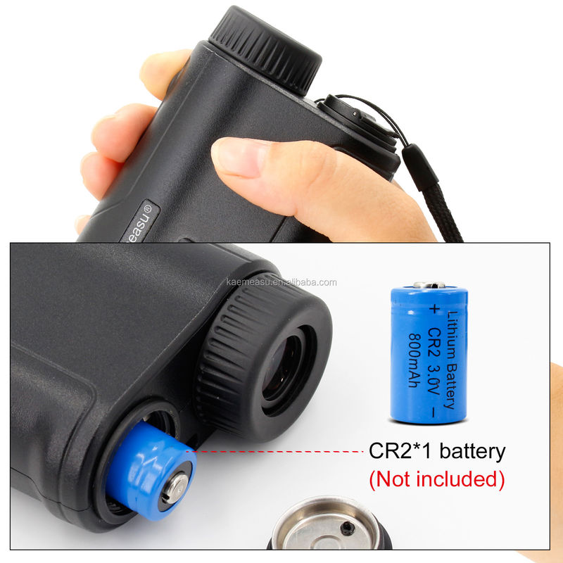 Ψηφιακό φορητό ποδόσφαιρο για το γκολφ Laser Rangefinder Mini Sport Laser Μετρήστε την απόσταση μετρητή OEM