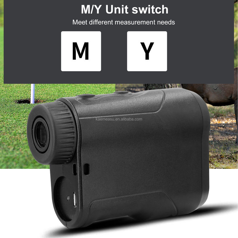 Διάμετρος απόστασης τηλεσκοπίου Laser Rangefinder φορητό USB φόρτιση Laser Distance Meter Μονοκυτταρικό Γκολφ Κυνηγός Διάμετρος απόστασης 600M/656Yd