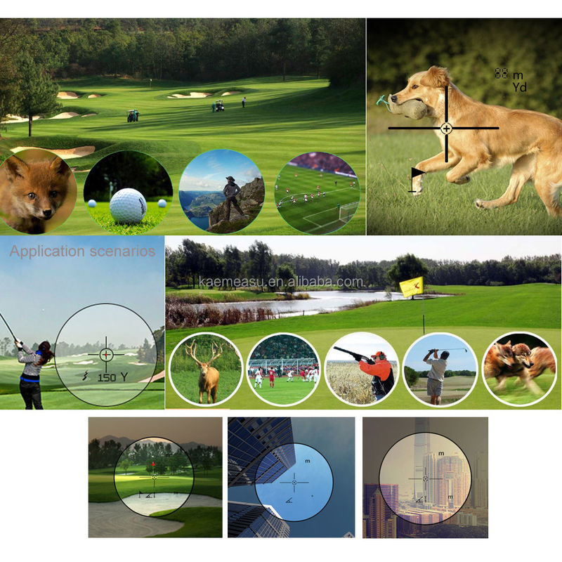 Μετρητές απόστασης λέιζερ 900m ((984yd) Κυνηγία Τοξοβολία Εξωτερική περιπέτεια Κατασκευή Έρευνα Μετρήσεις απόστασης λέιζερ με γωνία πλάτης ύψους