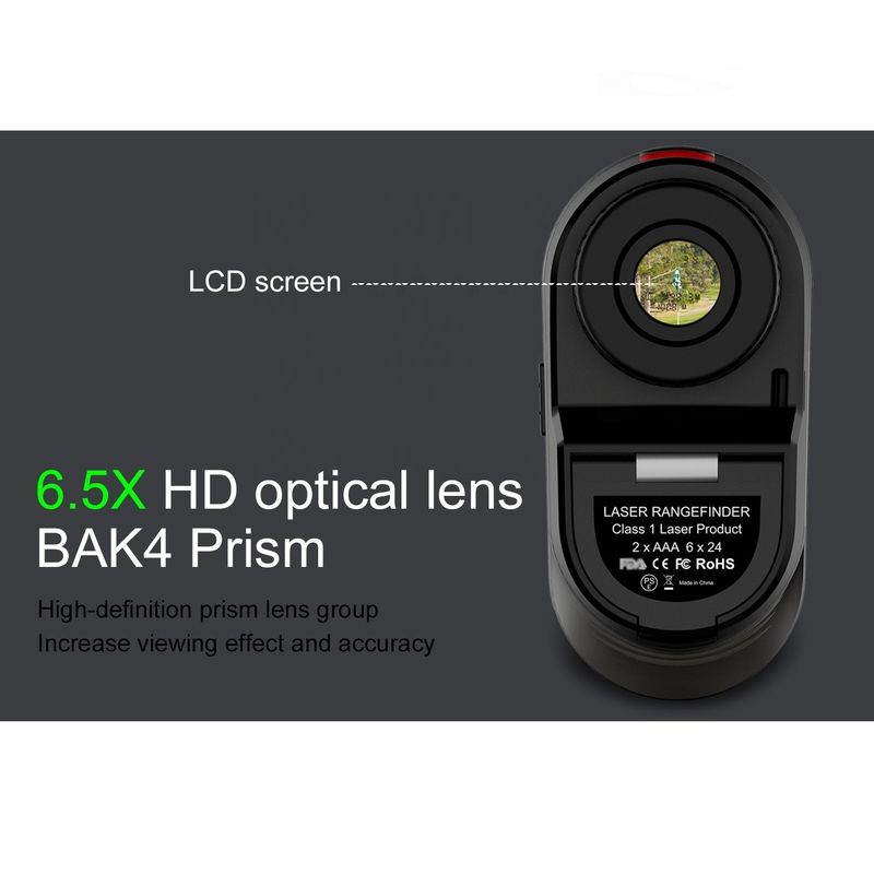 OEM ODM Διάμετρος 600/800/1000m Διάμετρος αποστάσεων γκολφ Πολλαπλές λειτουργίες Διάμετρος λέιζερ τηλεσκόπιο με διακόπτη κλίσης