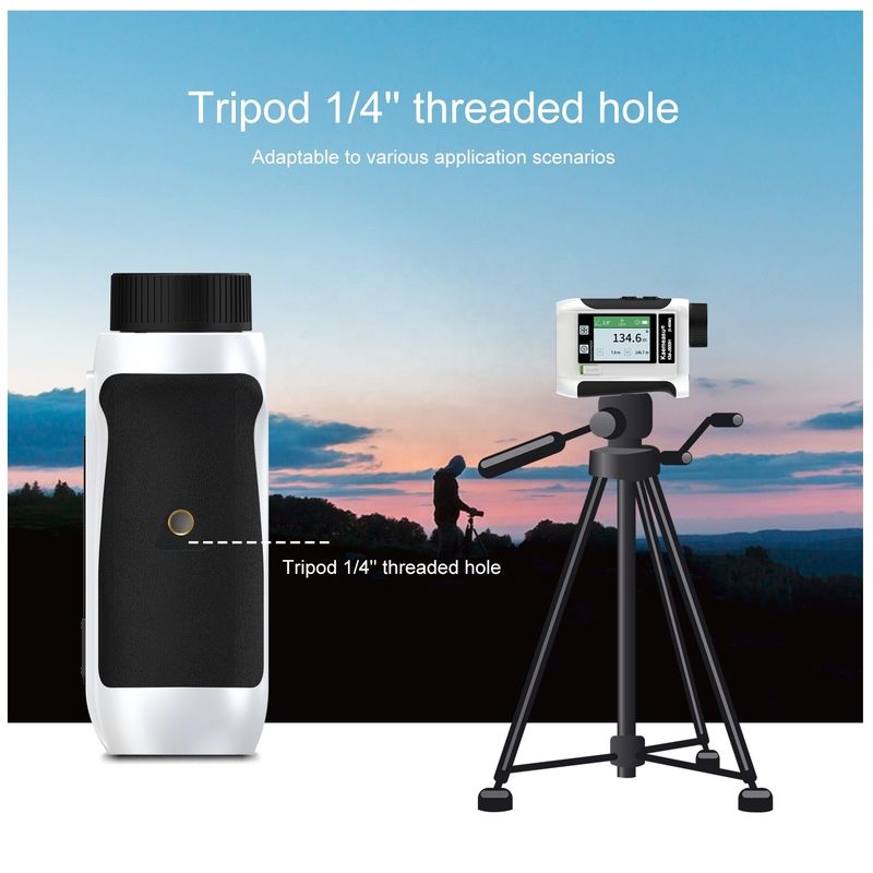 6.5X Μεγέθυνση Golf Sport Laser Range Finder με αναβαθμισμένη οθόνη LCD και οπτικά όργανα