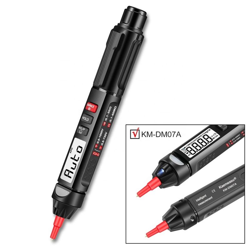 Δημοφιλές στυλ Mini Pen Digital Multimeter με ζωντανό / NCV / ακολουθία μη επαφής ανίχνευση τάσης Multimeter Tester