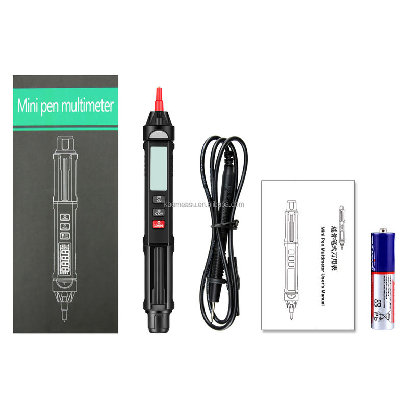 Δημοφιλές στυλ Mini Pen Digital Multimeter με ζωντανό / NCV / ακολουθία μη επαφής ανίχνευση τάσης Multimeter Tester