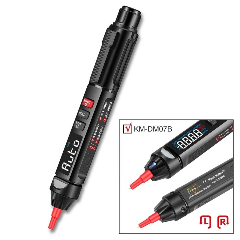 Φαρμακευτική μονάδα OEM Direct Pen Digital Multimeter True Rms Digital Meter Μη επαφές ανίχνευση τάσης Multimeter Tester