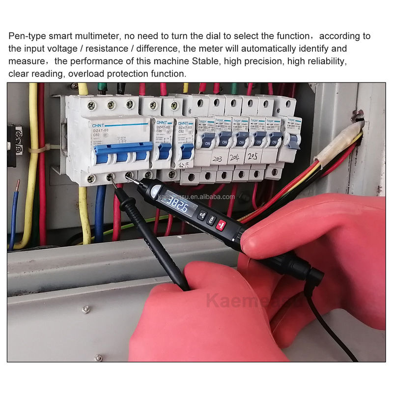 kaemeasu Mini Pen Digital Multimeter NCV Sequence Non Contact Voltage Detection Multimeter Tester Πένας μετρητής