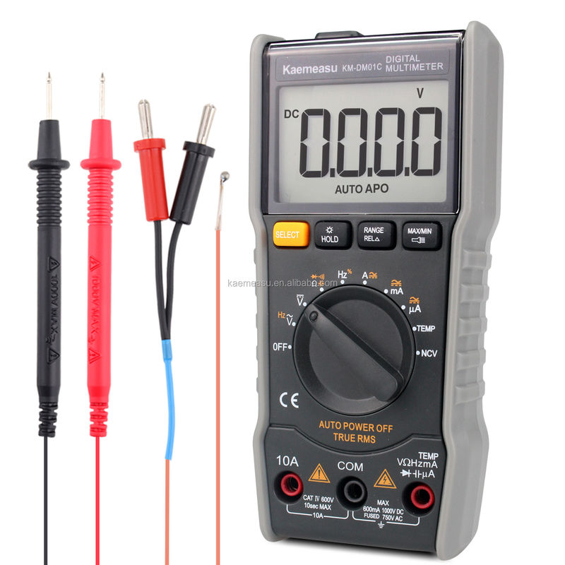 Αυτοκίνητο εύρος Μίνι Multi Tester 6000 Μετρά αντικαύση DC/AC NCV Square-wave έξοδος Ηλεκτρονικά έξυπνα ψηφιακά πολυμέτρα
