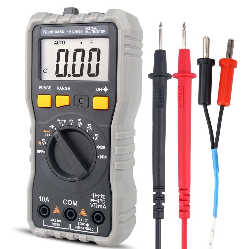 Αυτοκίνητο εύρος LCD οθόνη ηλεκτρική Multi Tester T-rms NCV αυτοκίνητο μετρητή πάγκο ψηφιακά πολυμετρικά με ανιχνευτή