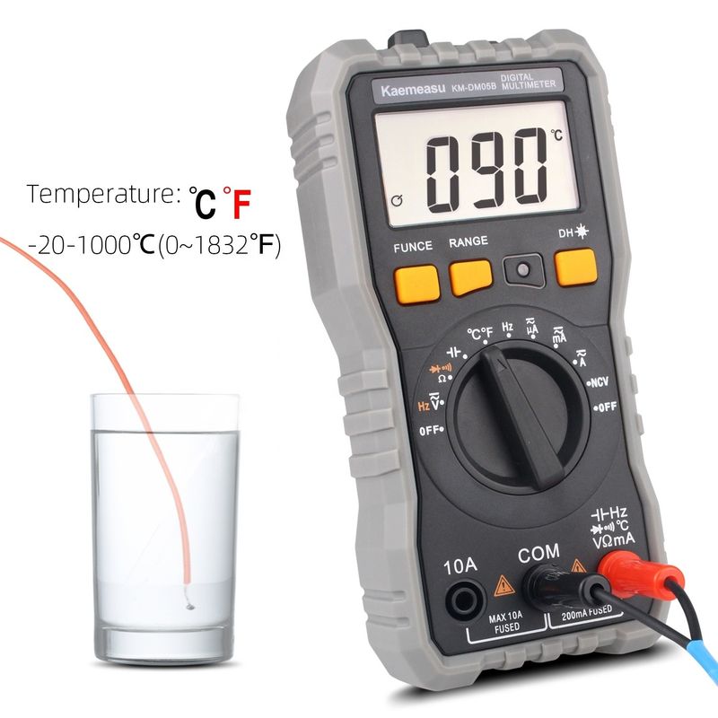 Αυτοκίνητο εύρος LCD οθόνη ηλεκτρική Multi Tester T-rms NCV αυτοκίνητο μετρητή πάγκο ψηφιακά πολυμετρικά με ανιχνευτή