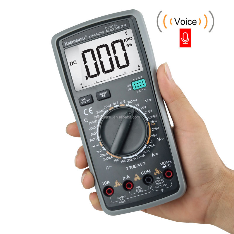 Καυτή πώληση Autoranging Multitester DC/AC NCV T-rms Electric Smart με True RMS ψηφιακά πολυμετρικά