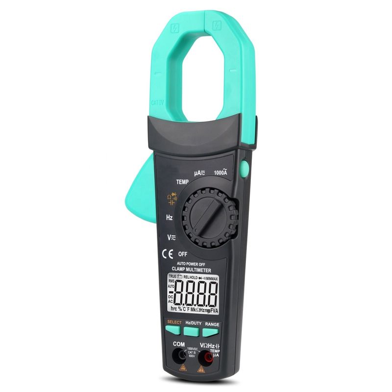 ABS ηλεκτρικά εξαρτήματα 300g Ψηφιακό AC DC Clamp Μετρητή Αυτοκίνητης Περιοχής Πολυμετρητή Αληθινό Rms Ncv Ammeter