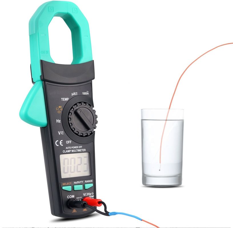 ABS ηλεκτρικά εξαρτήματα 300g Ψηφιακό AC DC Clamp Μετρητή Αυτοκίνητης Περιοχής Πολυμετρητή Αληθινό Rms Ncv Ammeter
