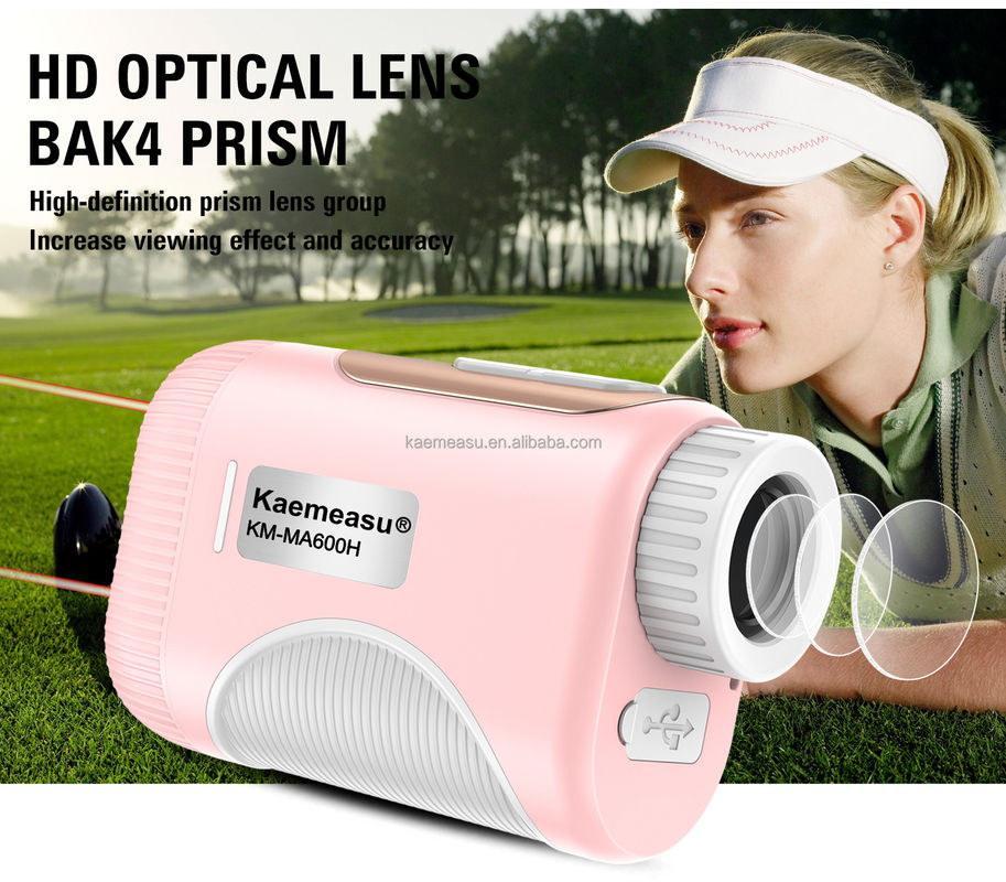 OEM 1000m Golf Slope Scope Laser Distance Meter Golf Laser Rangefinders Ροζ χρώμα για παιδιά και γυναίκες