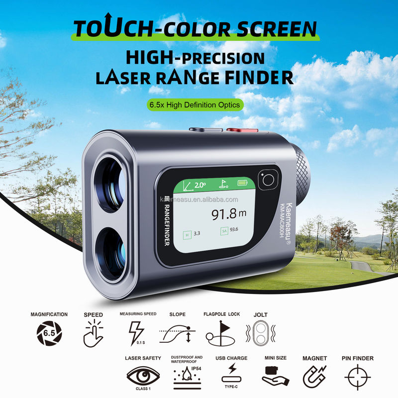 Προσαρμοσμένο Υποστήριξη Golf Rangefinder για εξωτερικά αθλήματα και κυνήγι 600m Range