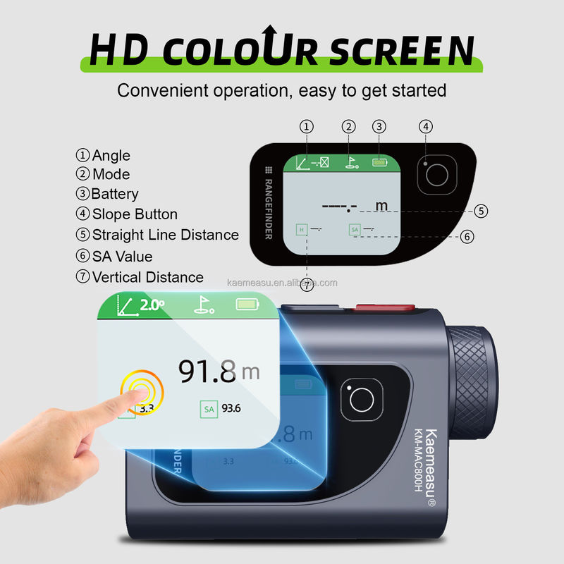 600m 5Star Laser Range Finder Ψηφιακό μετρητή απόστασης Φορητή συσκευή μέτρησης Χρήση γκολφ