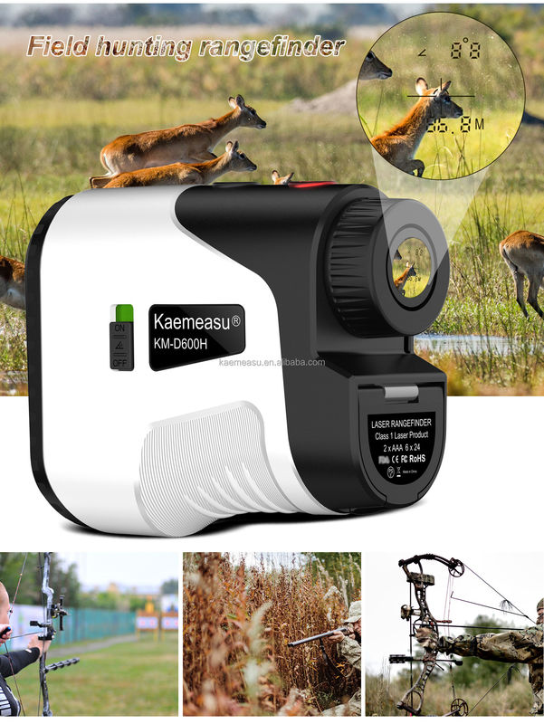 D600m Λάιζερ Μετρητής Απόστασης Μετρητής Γκολφ Κυνηγεία Βιομηχανική Εξωτερική Μέτρηση Χρήση Μετρητή Απόστασης Κυνηγεία