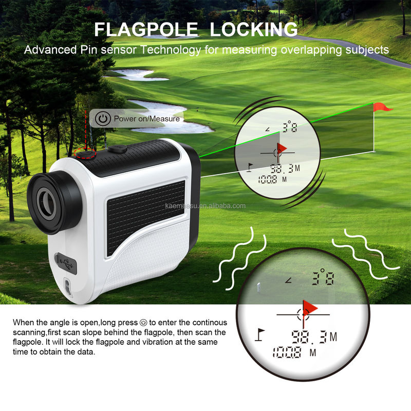F μοντέλο προσιτό Golf Rangefinder Slope Pin αναζητώντας ελαφρύ εργαλείο μέτρησης απόστασης λέιζερ