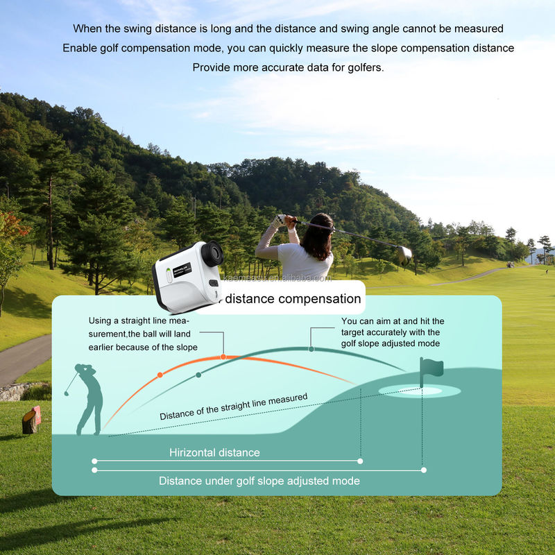 F μοντέλο προσιτό Golf Rangefinder Slope Pin αναζητώντας ελαφρύ εργαλείο μέτρησης απόστασης λέιζερ