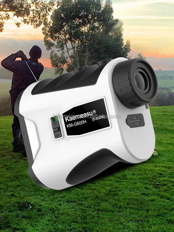 G μοντέλο επαναφορτιζόμενο Golf Laser Rangefinder Flag Lock Slope Mode Γρήγορη εστίαση για τη μέτρηση απόστασης του γκολφ