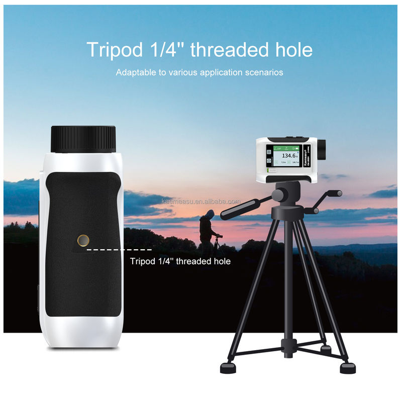 J Αναβαθμισμένη οθόνη LCD Golf Sport Laser Range Finder με εμβέλεια 1500m και οπτικά όργανα