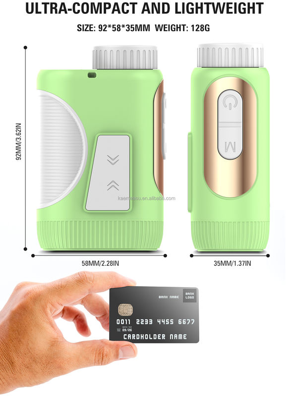 Βιομηχανικό βαθμό Γκολφ Λαζερικά Ανεξαρτήματα Κιάλια ODM 1200m Επαγγελματική γκολφ Πεδιάδα Πεδίο με μπαταρία 126g