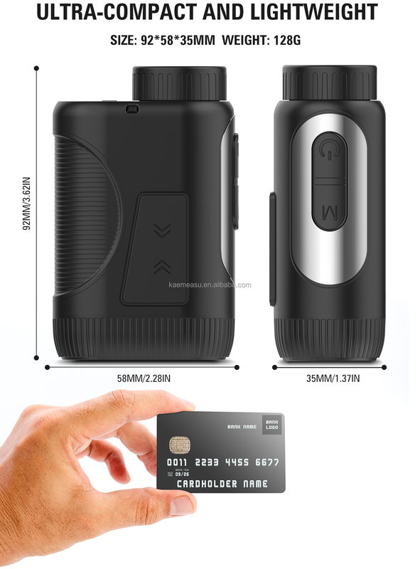 Προσαρμοσμένη υποστήριξη OEM 1200m Golf Laser Rangefinder με προστασία από εισροή ip54 και μαγνητική βάση
