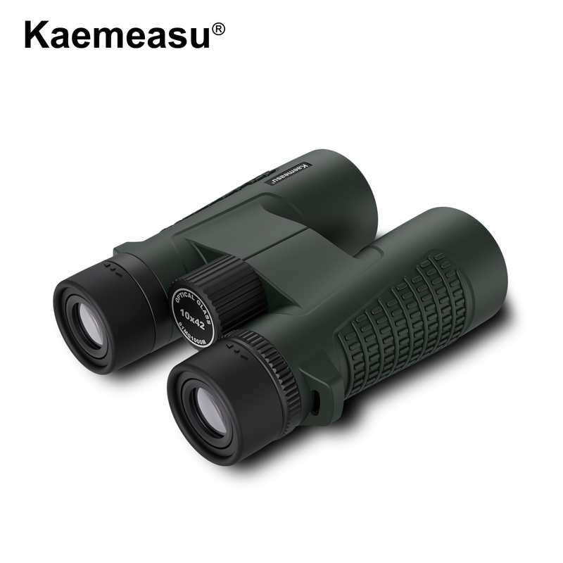 Καμέασου C μοντέλο Πράσινο χρώμα 10x42 HD Αδιάβροχο κιάλι για ενήλικες, κιάλι για παρακολούθηση πτηνών και πεζοπορία, οπτική με πρίσμα BAK4, ανθεκτικό σε κρούσεις σώμα από κράμα μαγνησίου, καθαρή και φωτεινή όραση